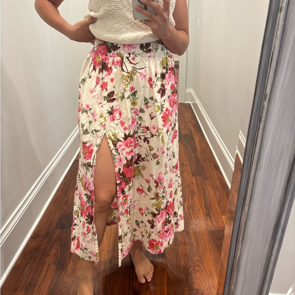 Abercrombie Linen Skirt